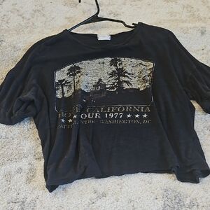 California Tour 1977 Black Tee